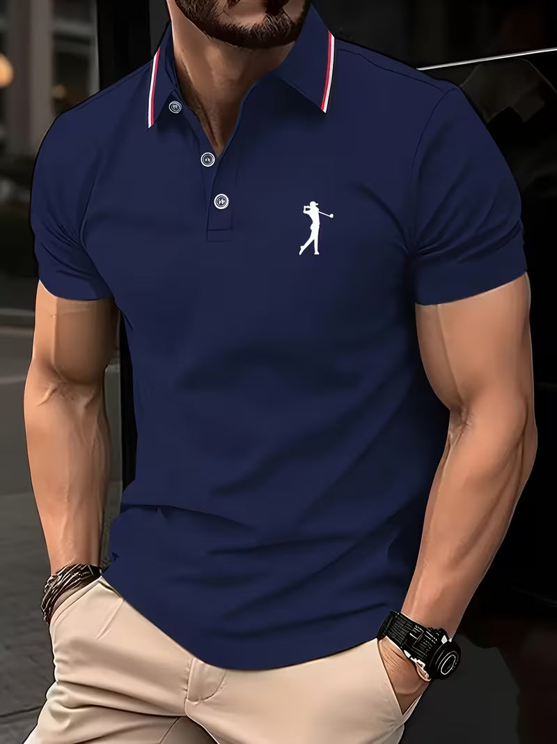 Arnaud™ | Casual Golf Print Shirt