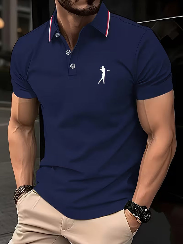 Arnaud™ | Casual Golf Print Shirt