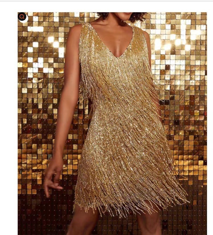 Reese | Women's Elegant Fringe Party Dress for Nights Out