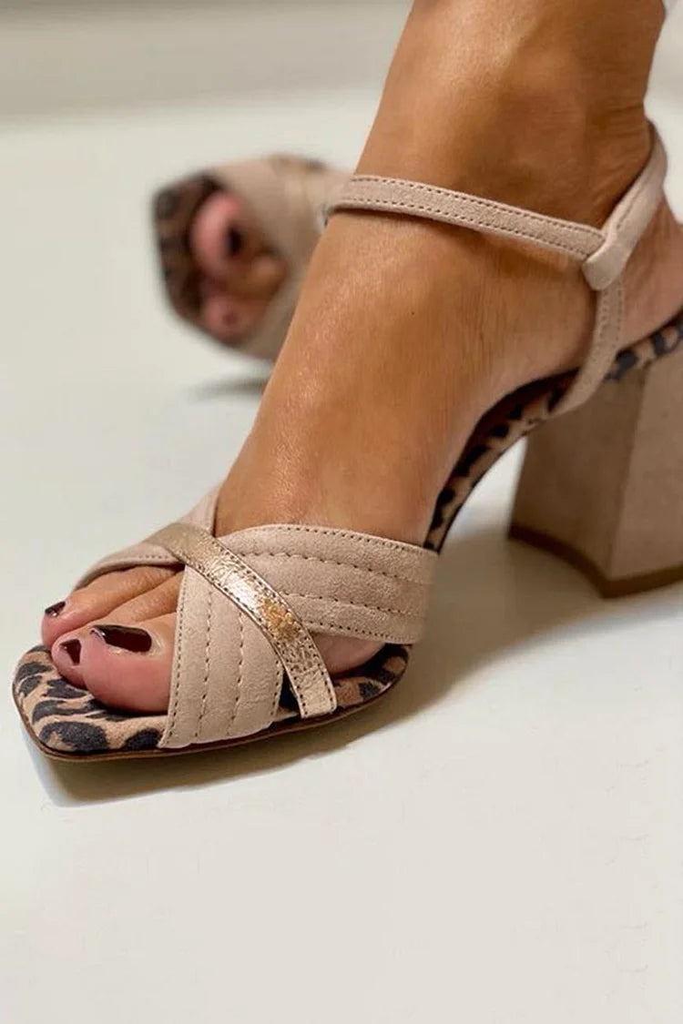 Isabelle™ | Cross-Band Heel Sandals