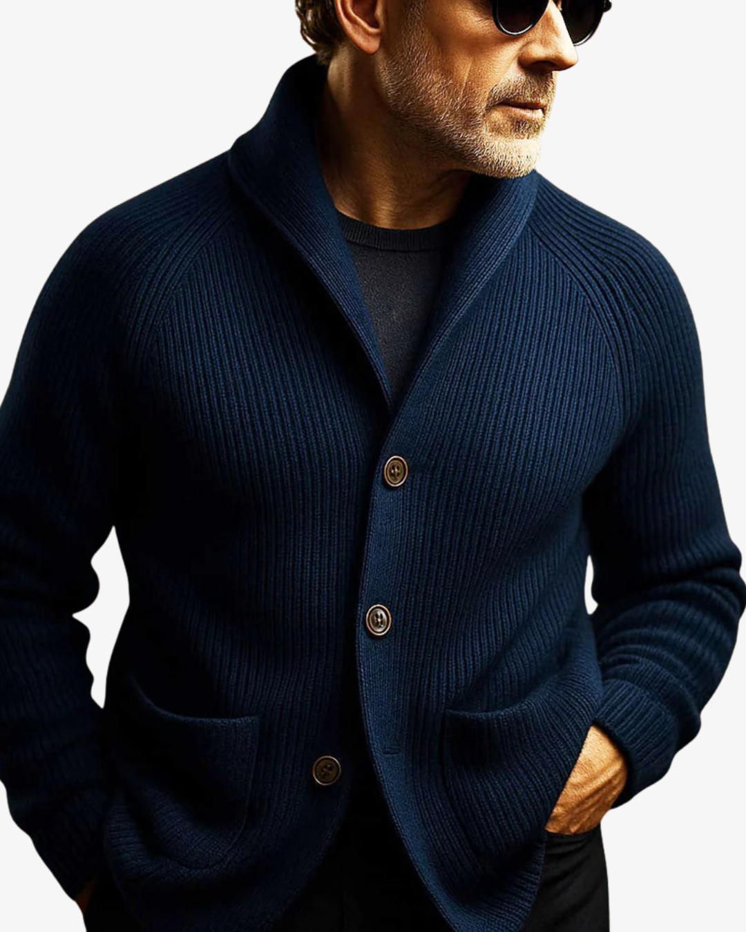 Wyatt | Button-Front Knit Cardigan