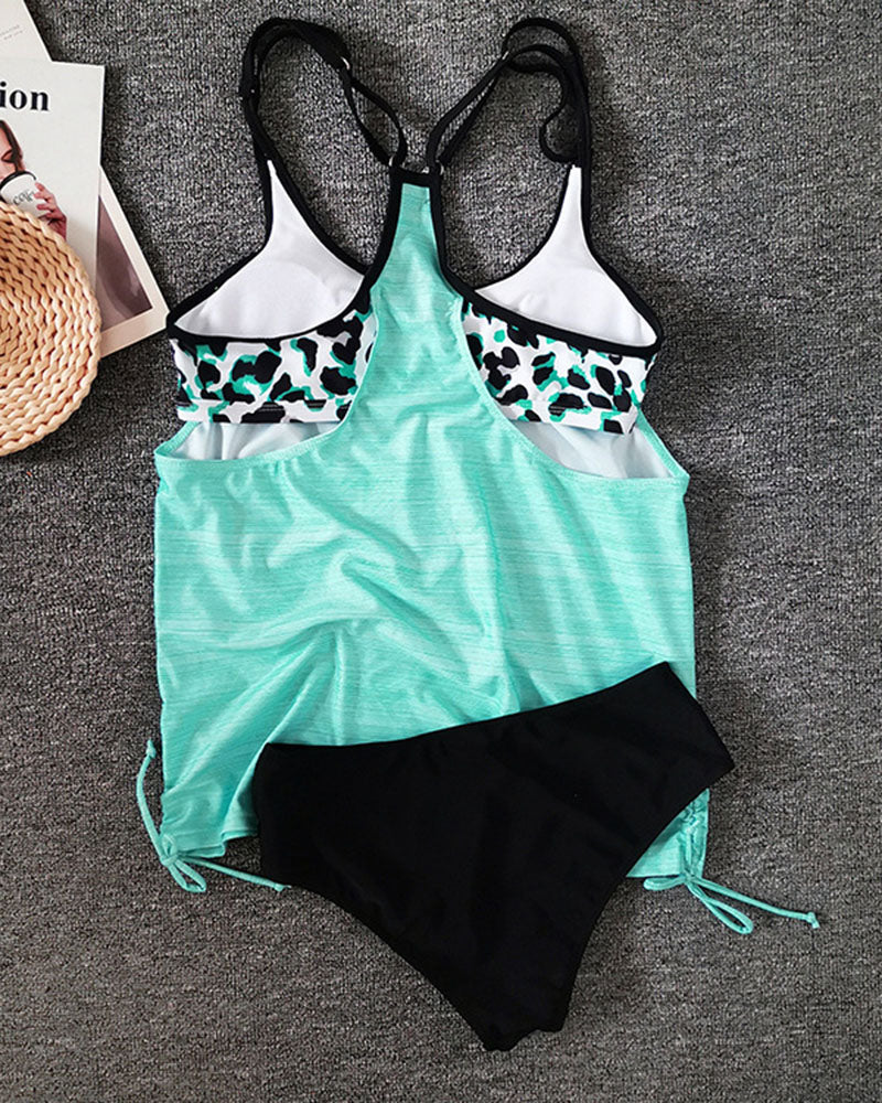Augusta™ | Leopard Print Tankini Set