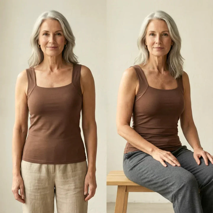Lydia | Built-In Comfort Bra Tank Top