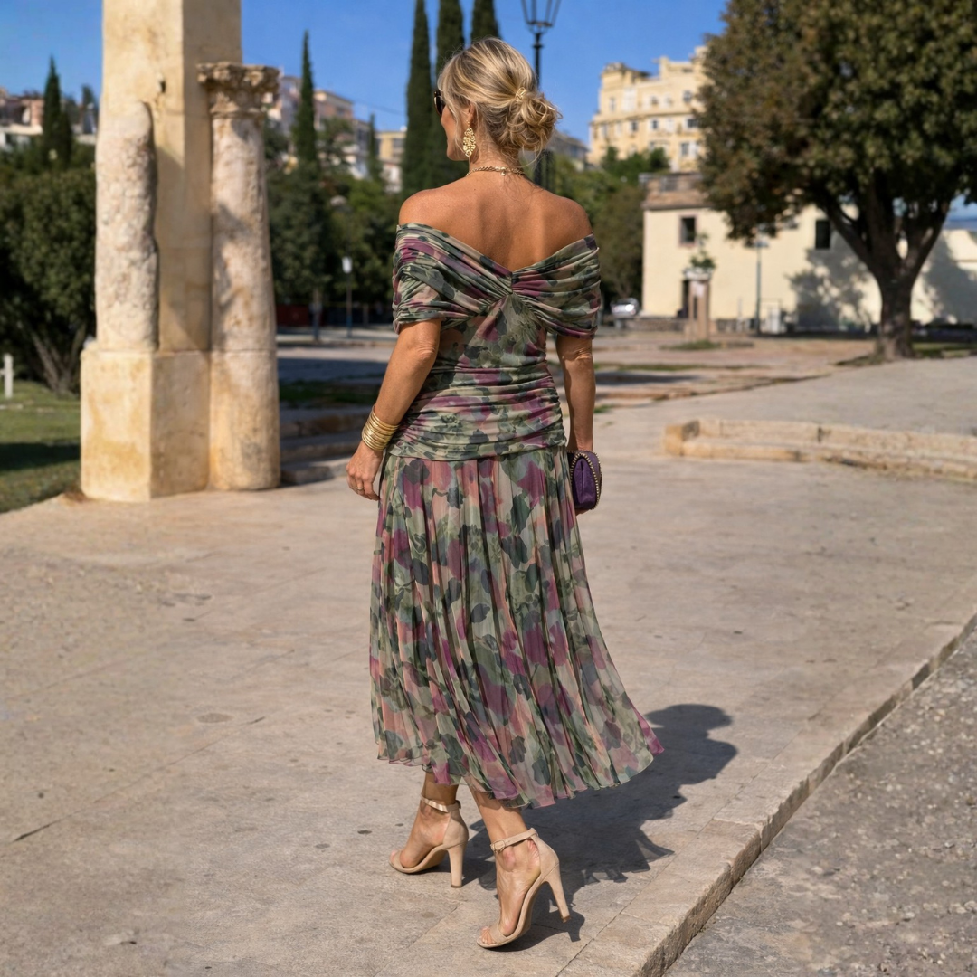 Valentina™ | Off-Shoulder Maxi Dress