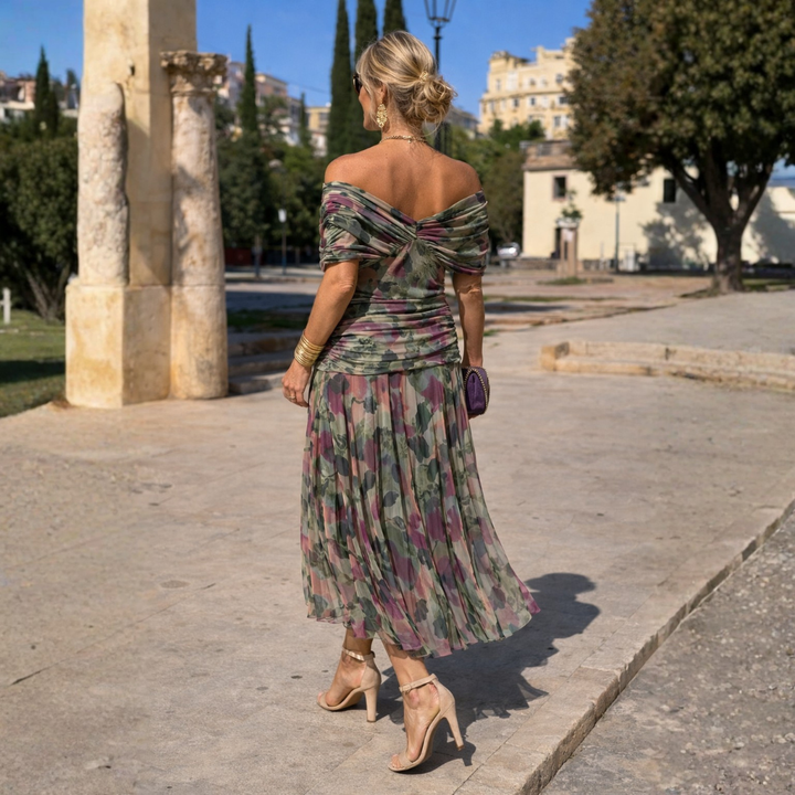 Valentina™ | Off-Shoulder Maxi Dress