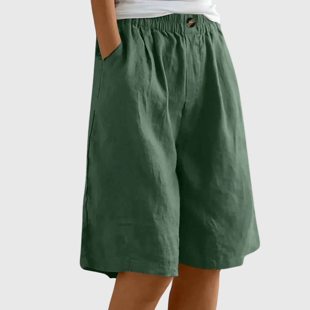 Miley | Women's Relaxed Knee-Length Shorts for Summer
