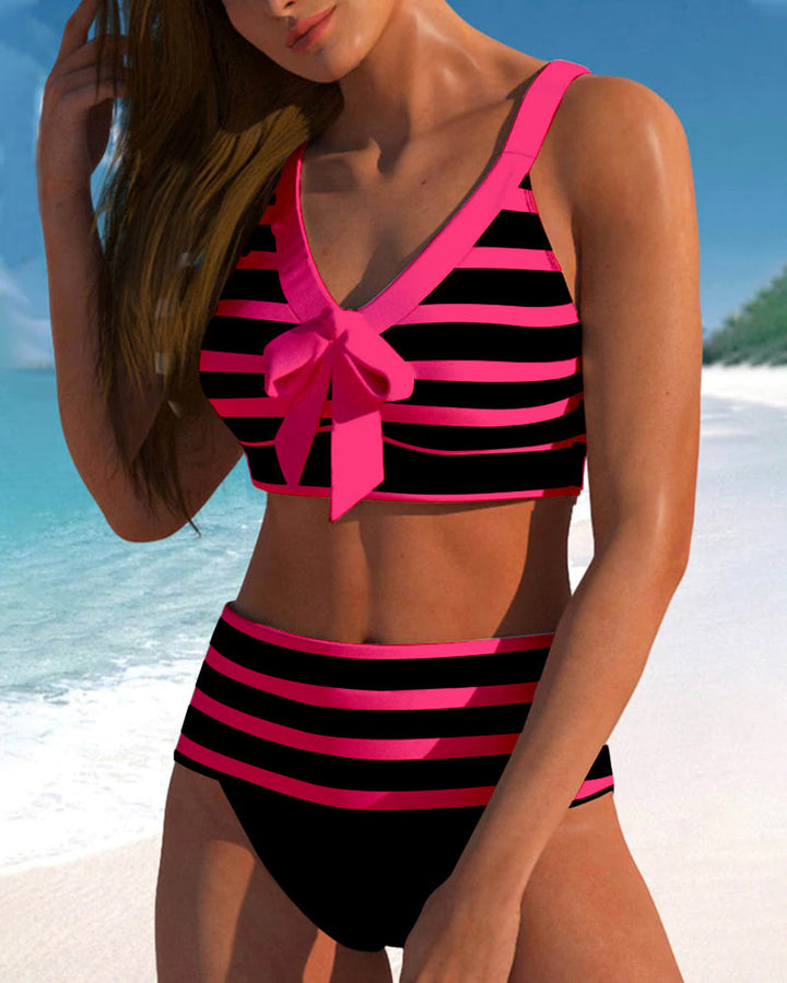 Lula™ | Striped High-Waist Bikini
