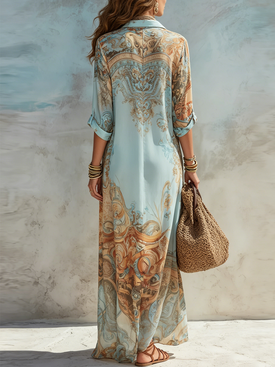 Sandra | Elegant Flowing Summer Dress