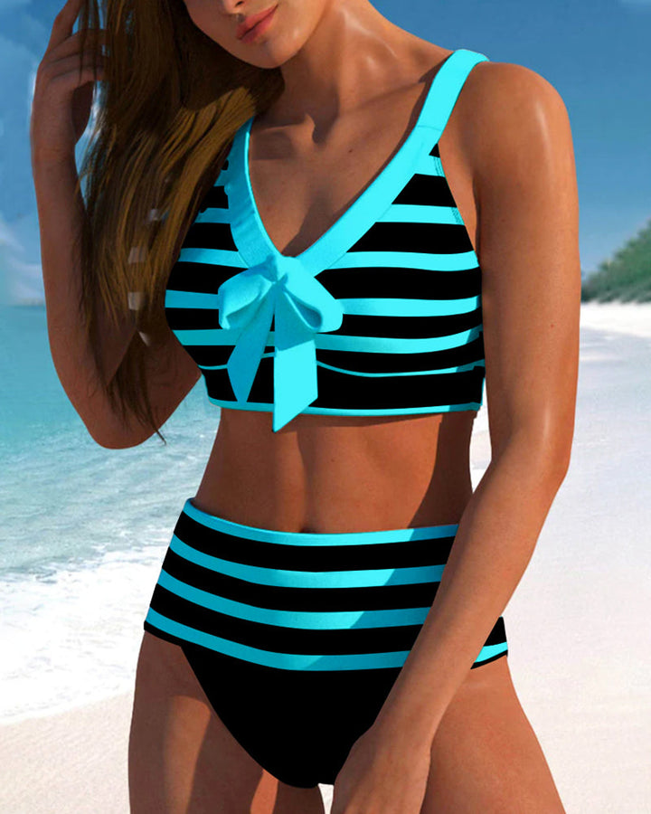 Lula™ | Striped High-Waist Bikini