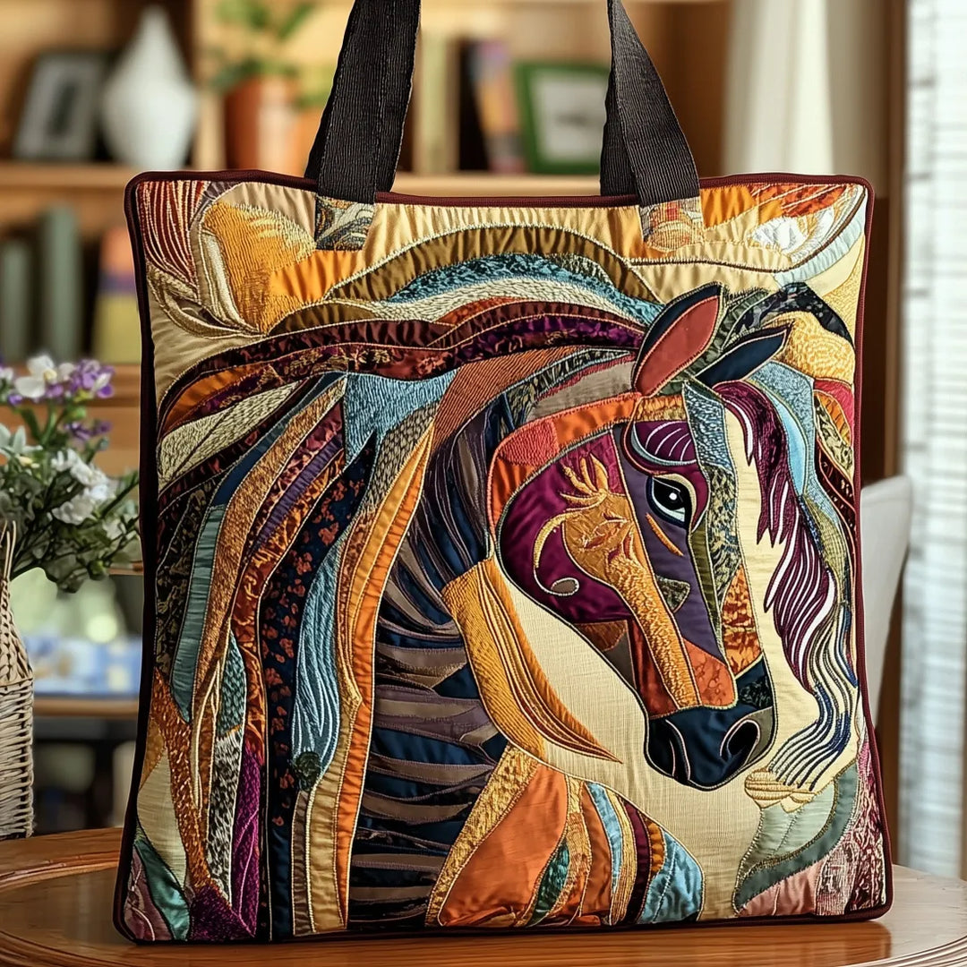 Handcrafted Mosaic Horse Bag