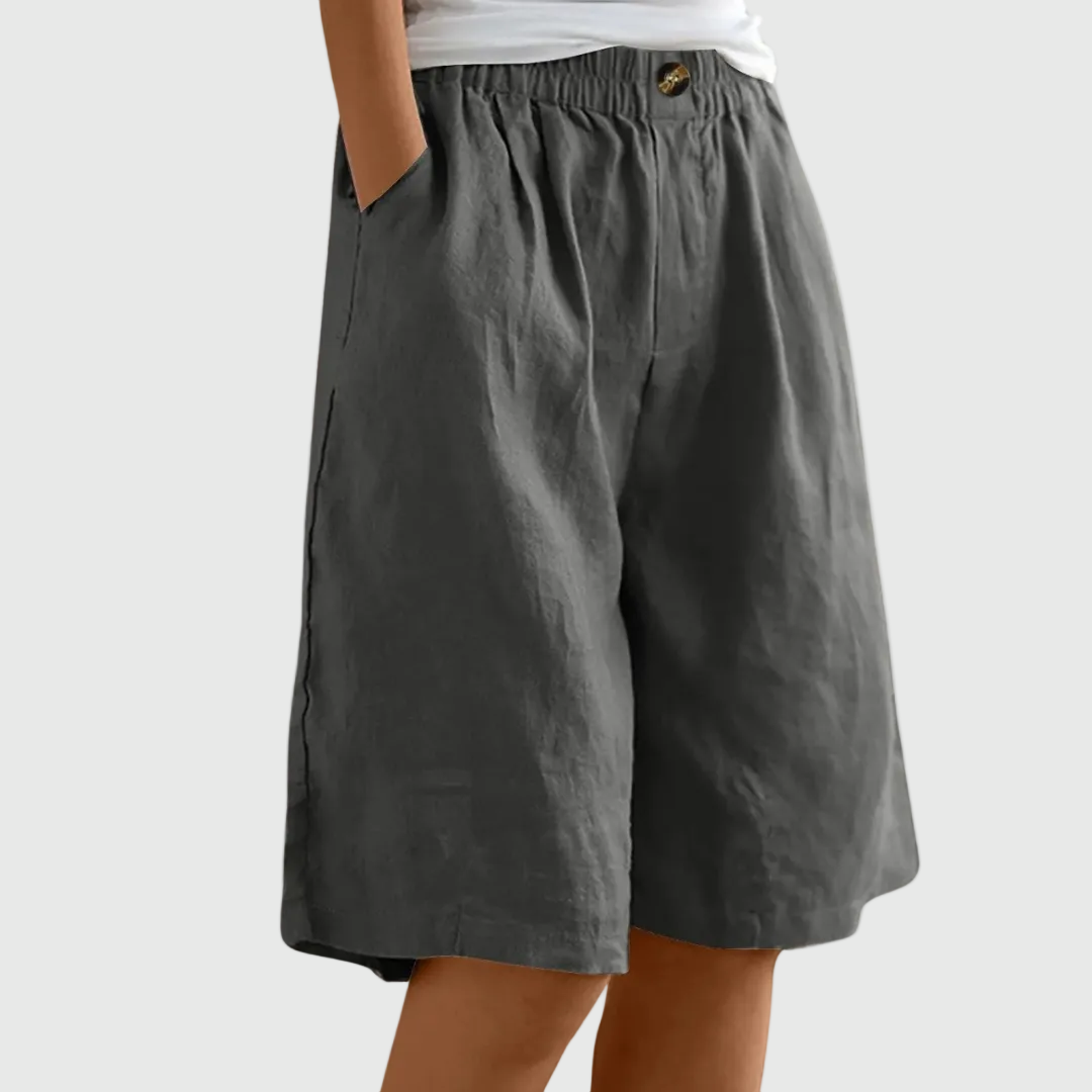 Miley | Women's Relaxed Knee-Length Shorts for Summer