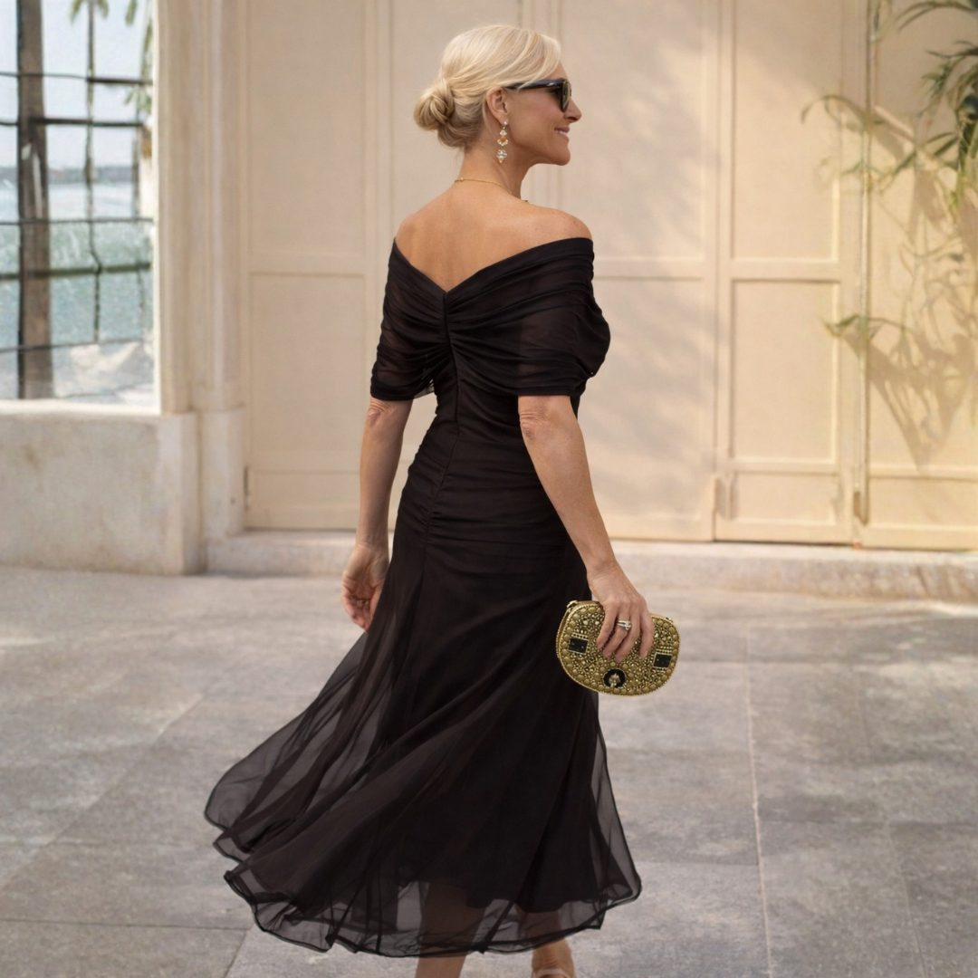Valentina™ | Off-Shoulder Maxi Dress