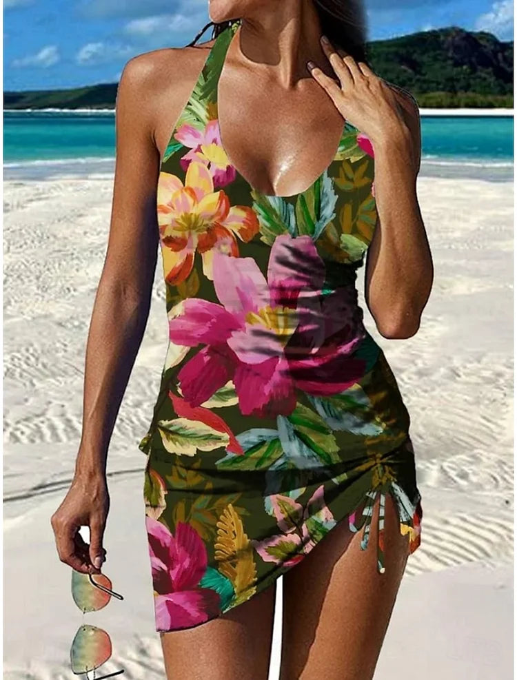 Fiesta™ | Floral Graphic Tummy Coverage Tankini