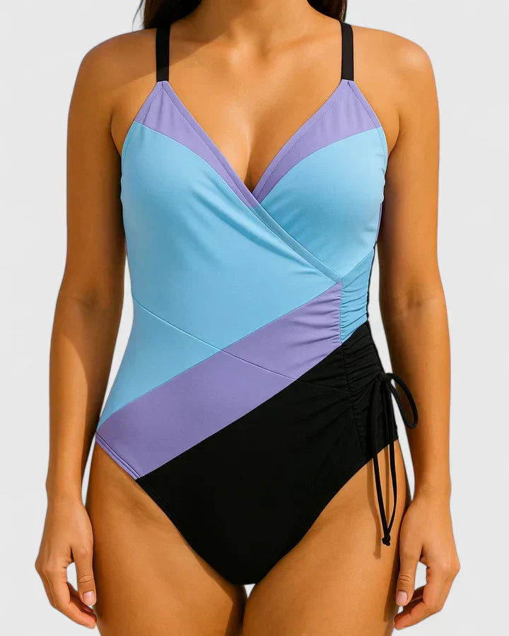 Sorynelle | Women's Elegant High-Waist One-Piece Swimsuit