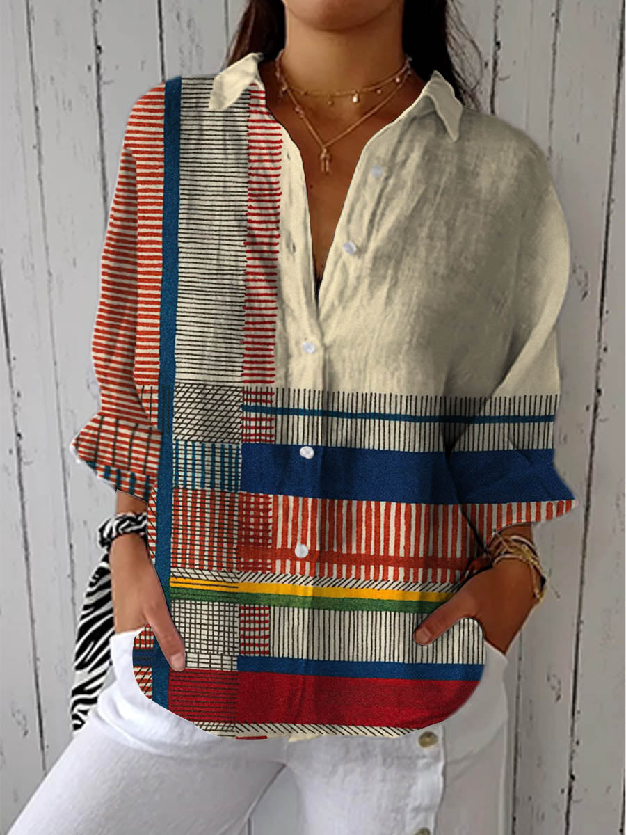 Lindsey | Artistic Pattern Blouse