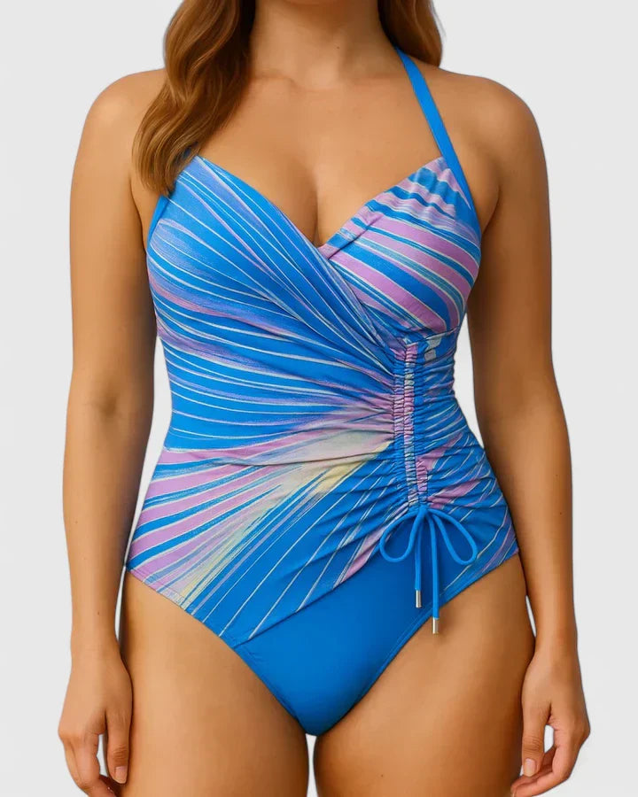 Sorynelle | Women's Elegant High-Waist One-Piece Swimsuit