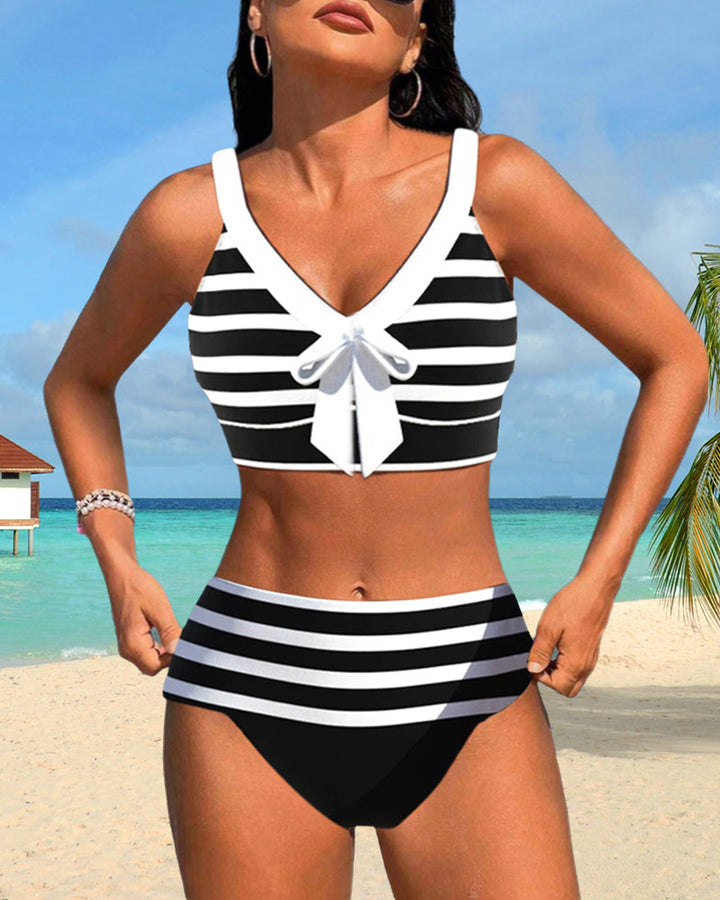 Lula™ | Striped High-Waist Bikini