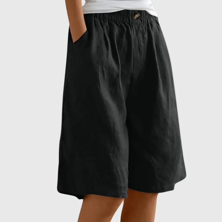 Miley | Women's Relaxed Knee-Length Shorts for Summer