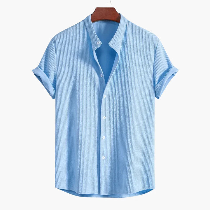 Cyrus™ | Refined Stand-Collar Shirt