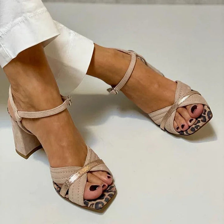 Isabelle™ | Cross-Band Heel Sandals