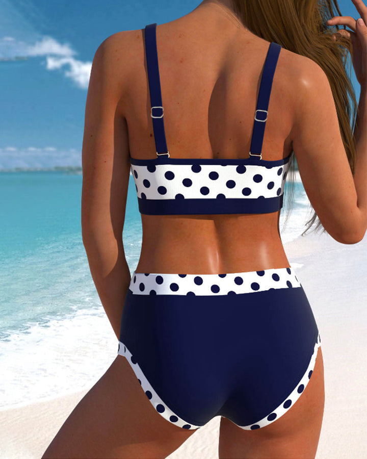 Lise™ | Patchwork High-Waist Bikini