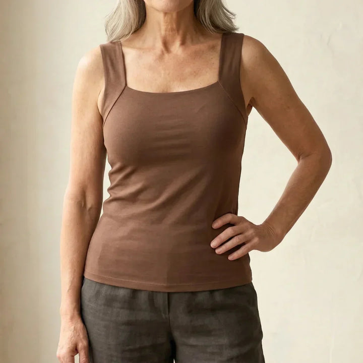 Lydia | Built-In Comfort Bra Tank Top