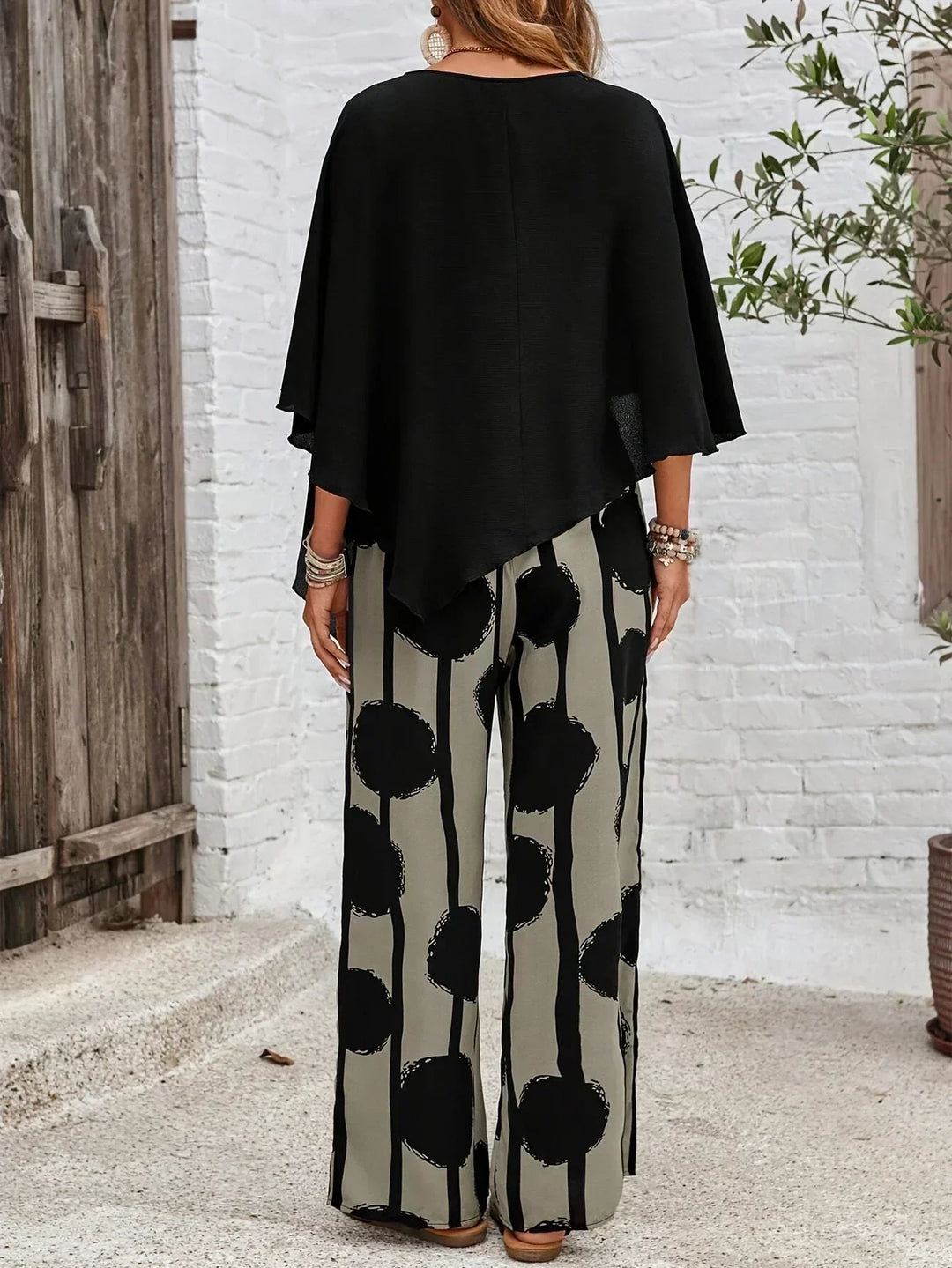 Kalliope - Women's Wide-Leg Two-Piece Set | Relaxed Fit