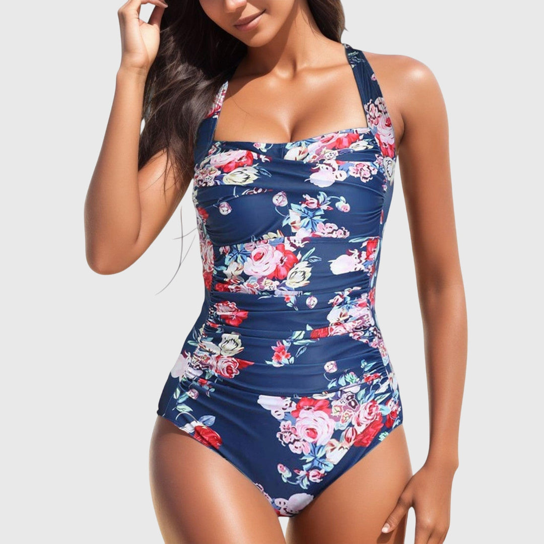 Lina - Women's Floral One-Piece Swimsuit — Flattering Fit