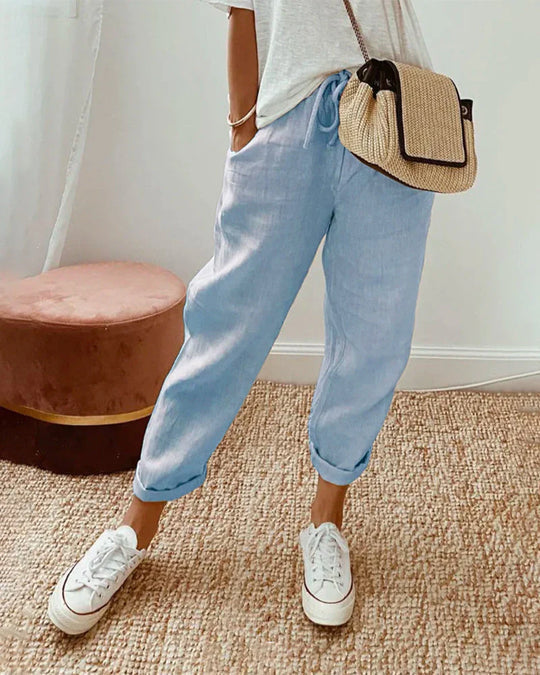 Helen - Women's Lightweight Loose-Fit Summer Trousers