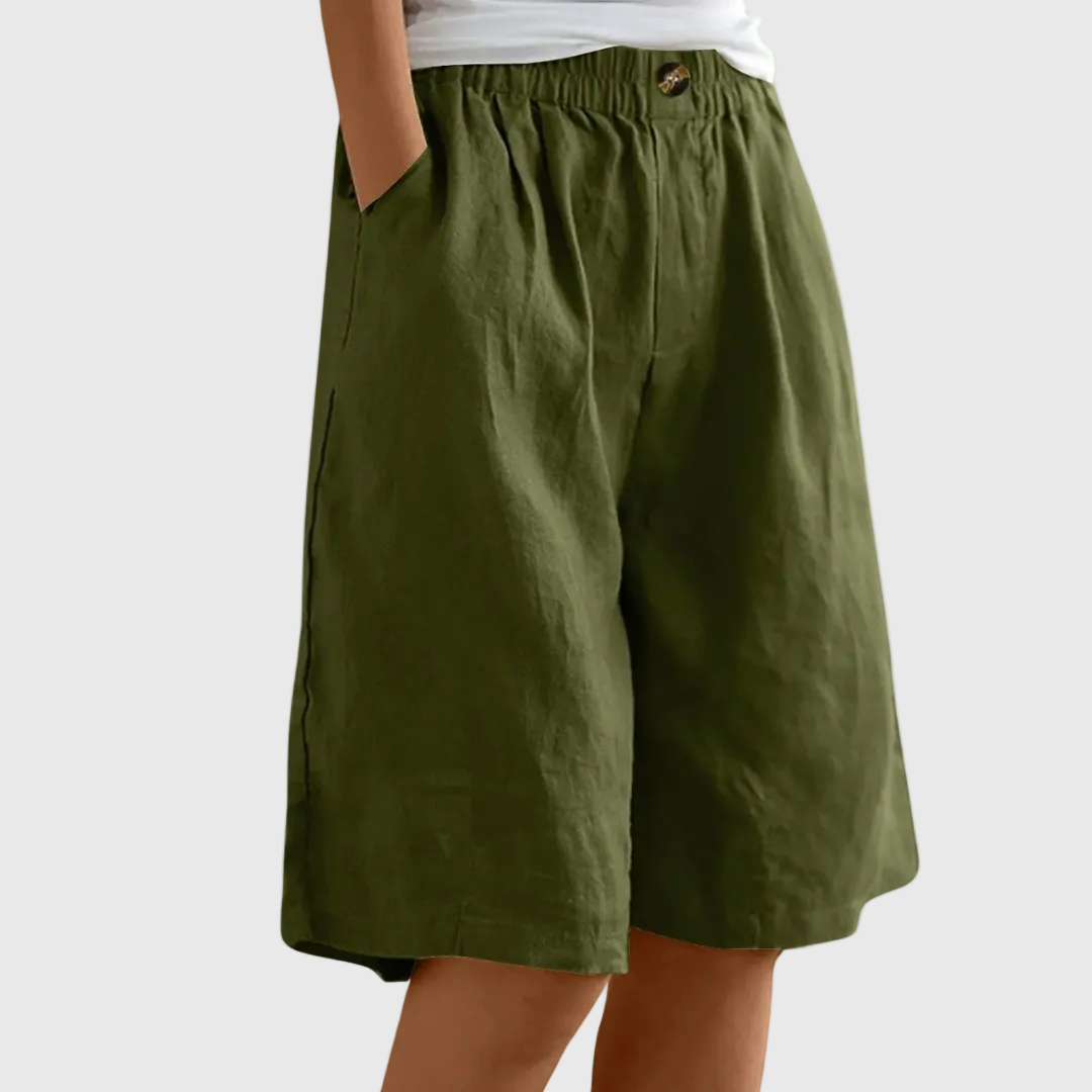 Miley | Women's Relaxed Knee-Length Shorts for Summer