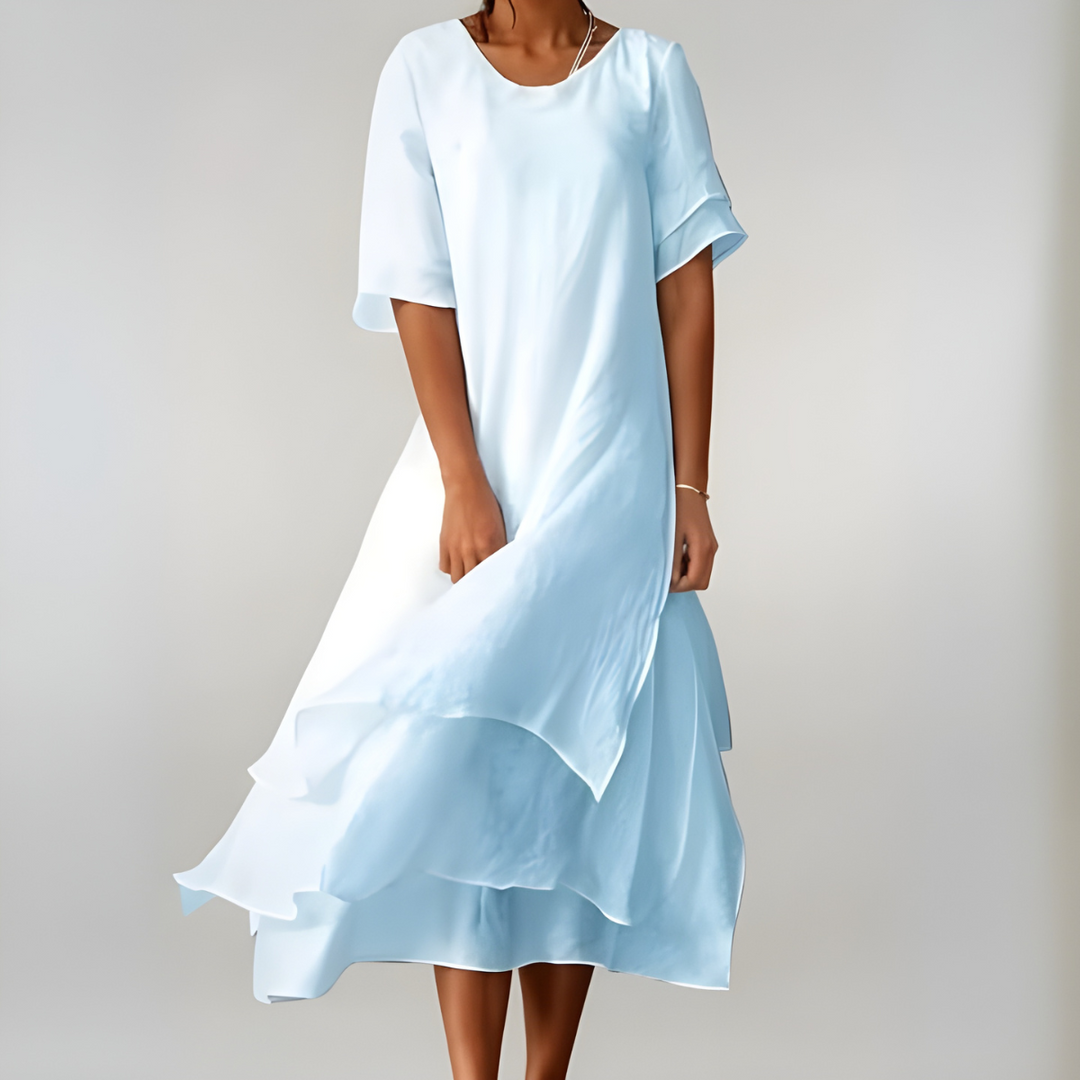 AGNÈS | Women's Lightweight Maxi Dress — Elegant Summer