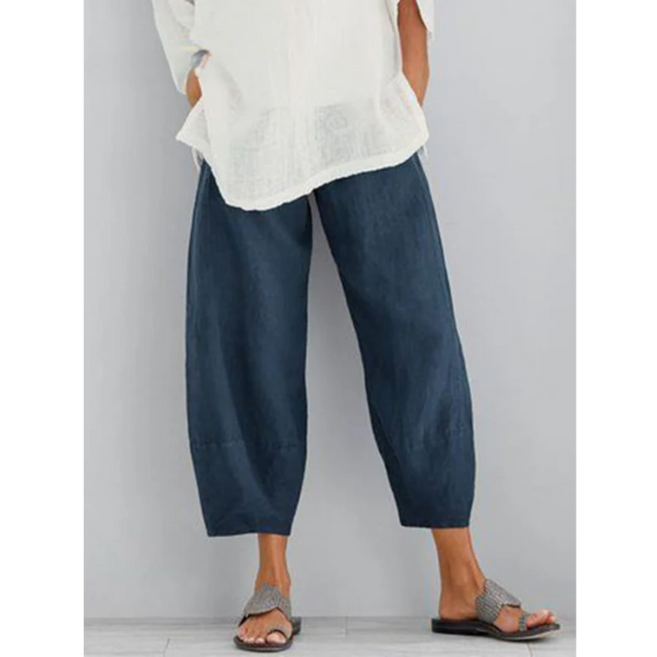 Mathias | Elegant Comfortable Linen-Style Trousers