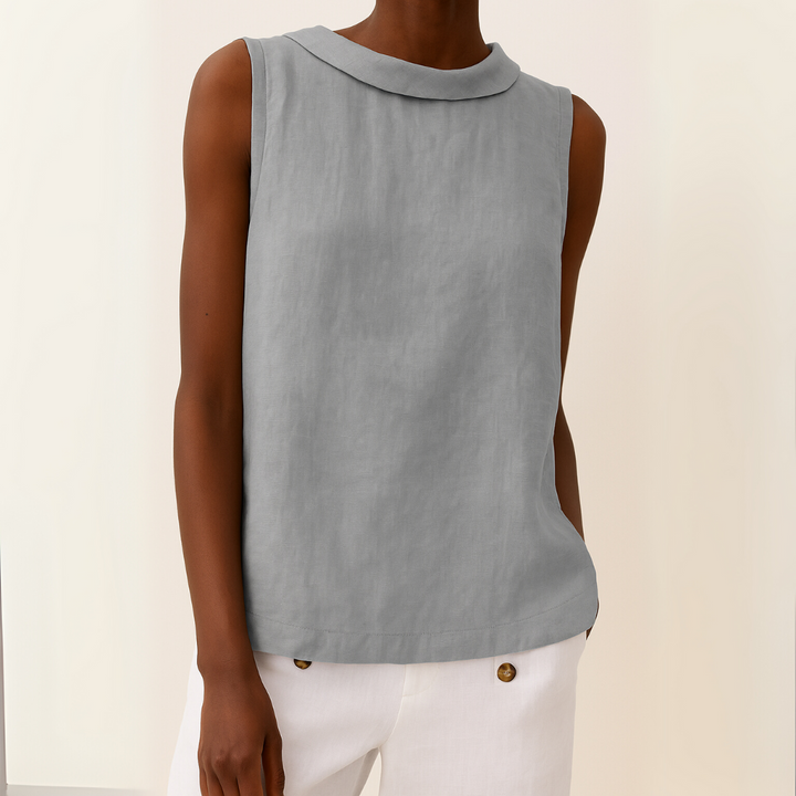 Sloane | Women's Sleeveless Elegant Blouse — Summer Top