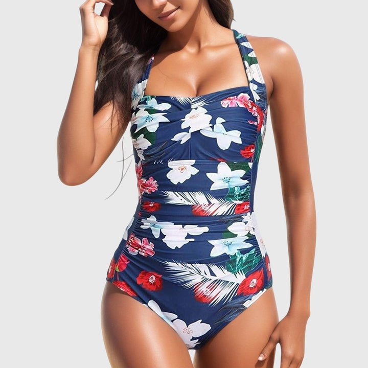Lina - Women's Floral One-Piece Swimsuit — Flattering Fit