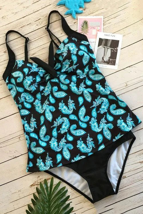 Cascade™ | Paisley Tummy Coverage Swimset