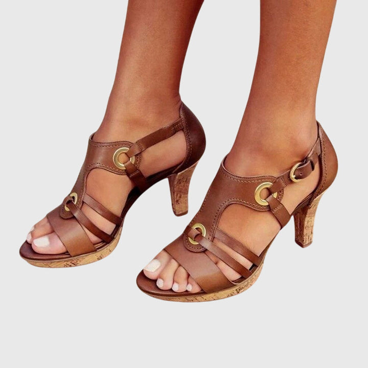 CARLA | Women's Orthopedic Heeled Sandals — All-Day Comfort