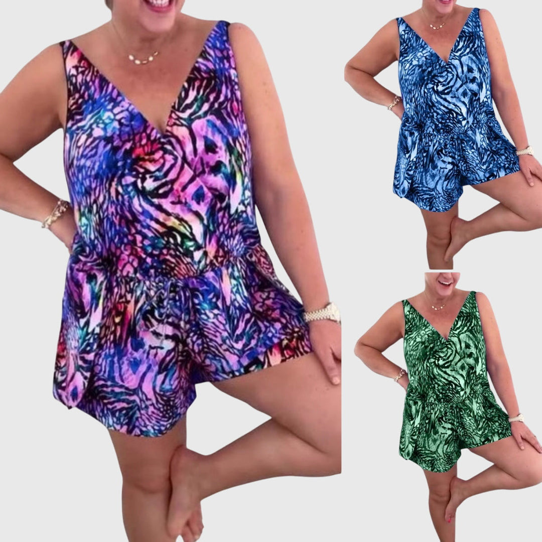 Dahlia™ | Women's Elegant Sleeveless Swimsuit Cover-Up Dress