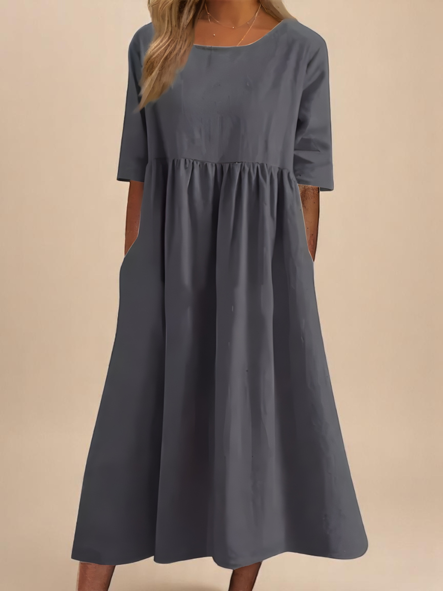 Mina™ | Airy Cotton Dress