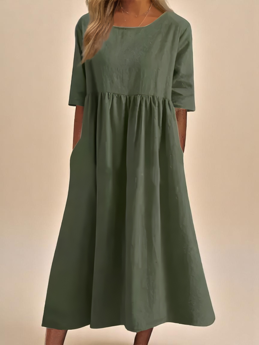 Mina™ | Airy Cotton Dress