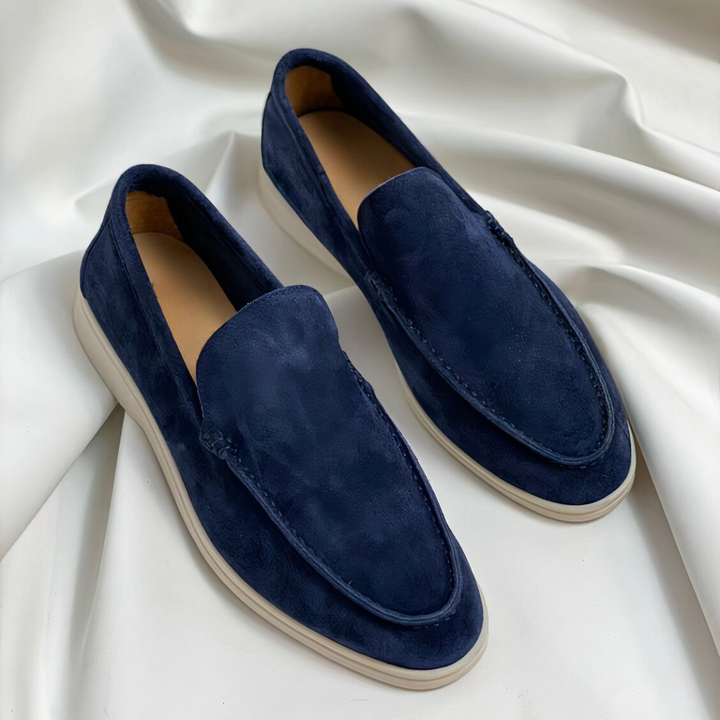 Aaron | Men's Vintage Slip-On Loafers — Smart Casual