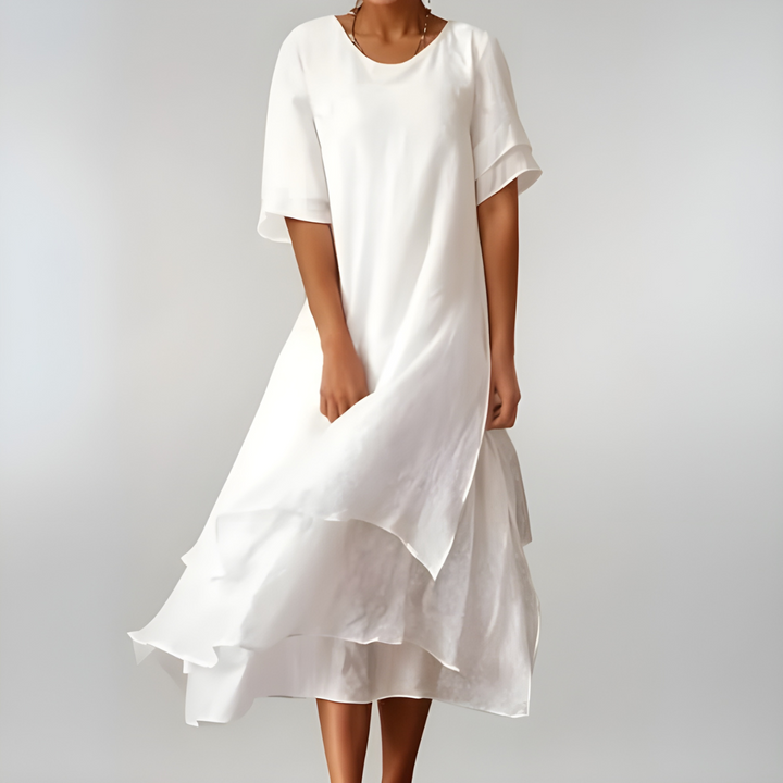 AGNÈS | Women's Lightweight Maxi Dress — Elegant Summer