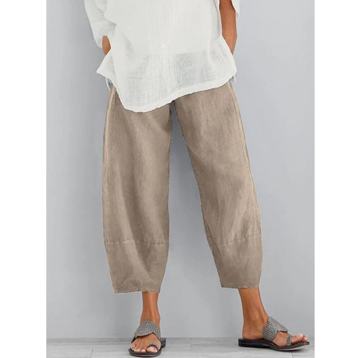 Mathias | Elegant Comfortable Linen-Style Trousers