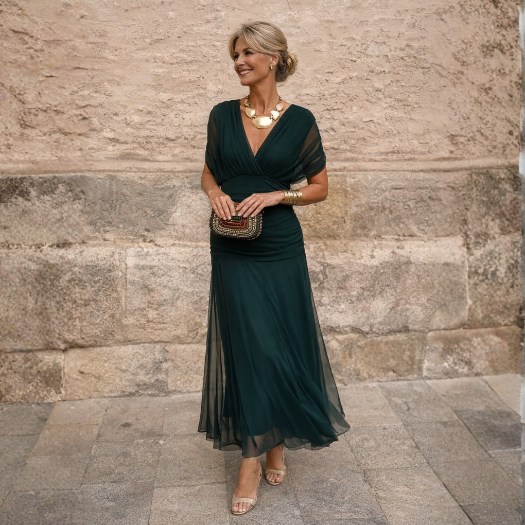Valentina™ | Off-Shoulder Maxi Dress
