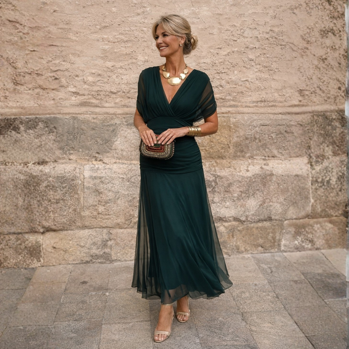 Valentina™ | Off-Shoulder Maxi Dress