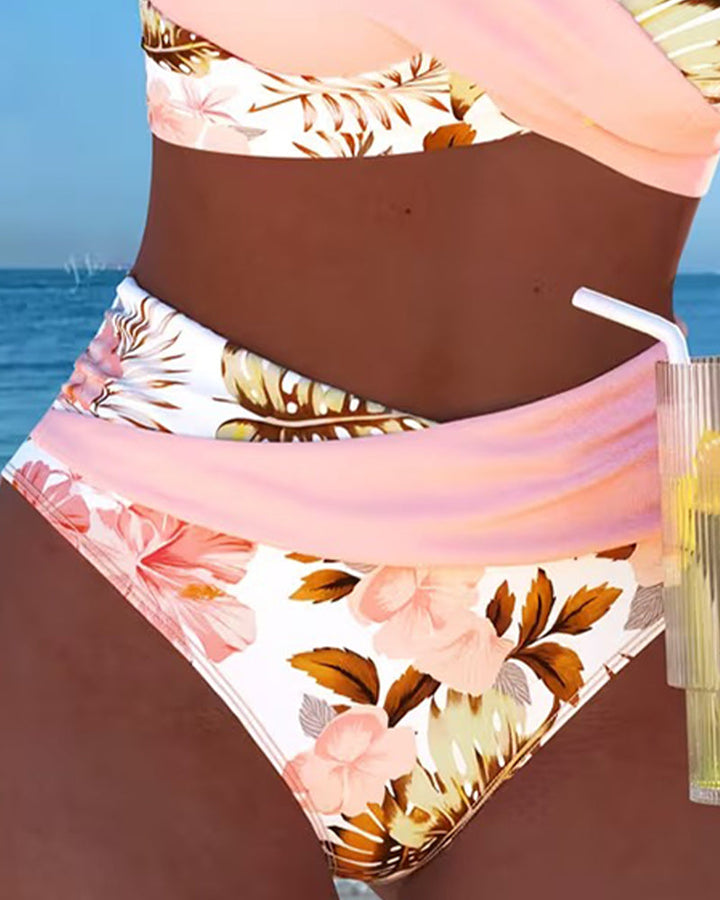 Belle™ | Floral Contrast Bikini