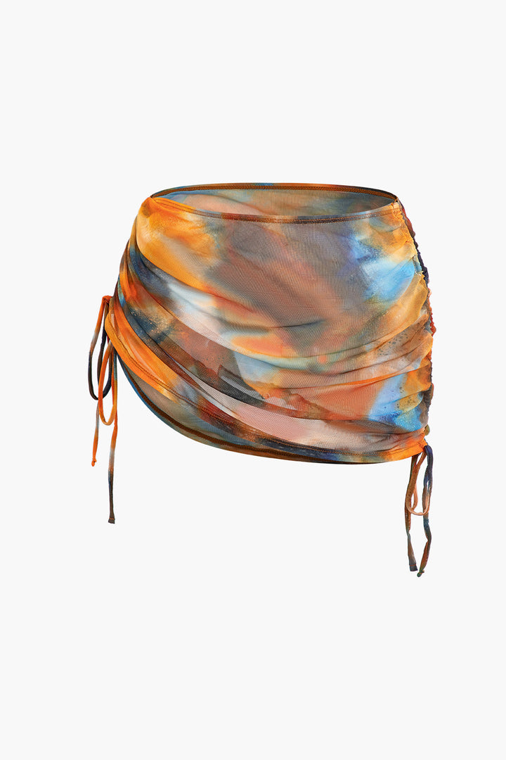 Sienna™ | Watercolor Crossover Swimset with Sarong