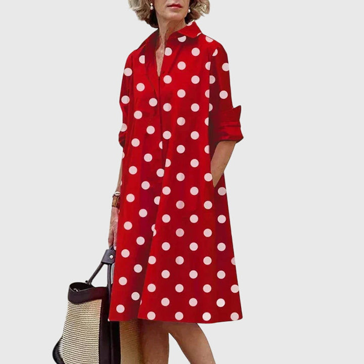 PAIGE | Women's Relaxed Elegant Dress with Pockets