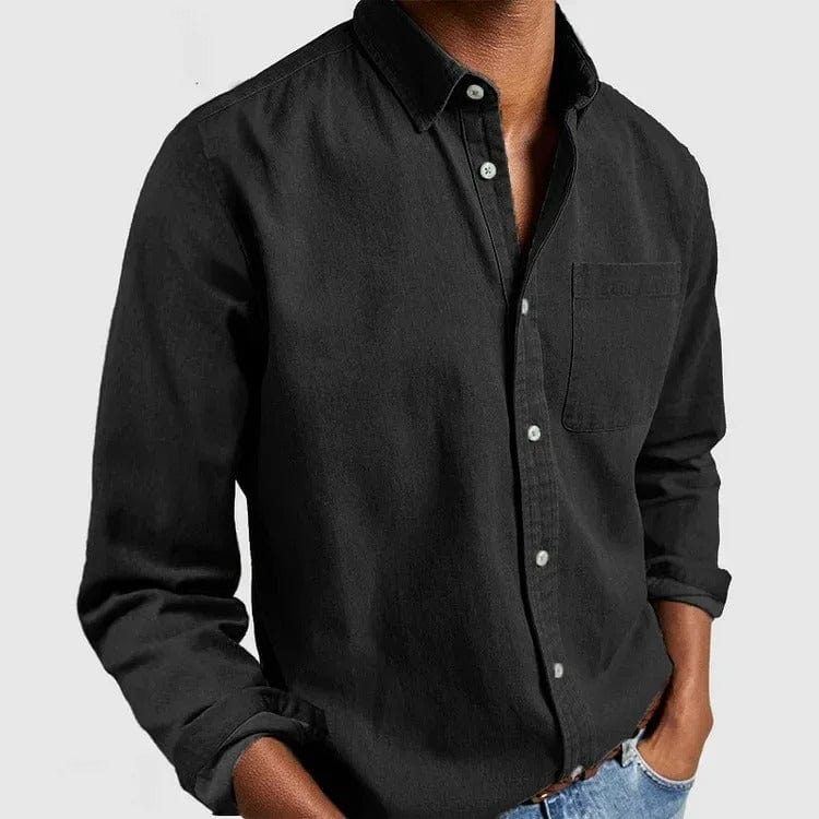 Caleb™ | Classic Button-Up Shirt