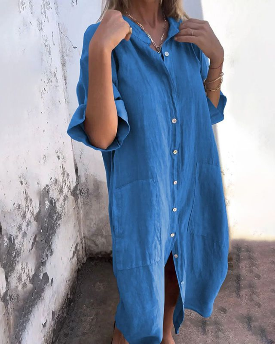 Vera™ | Boho Shirt Dress
