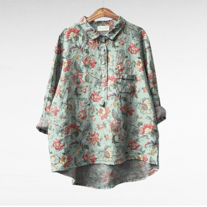Luna | Classic Floral Blouses